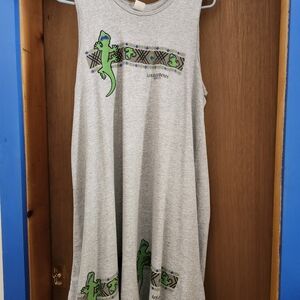 Tank dress gecko print